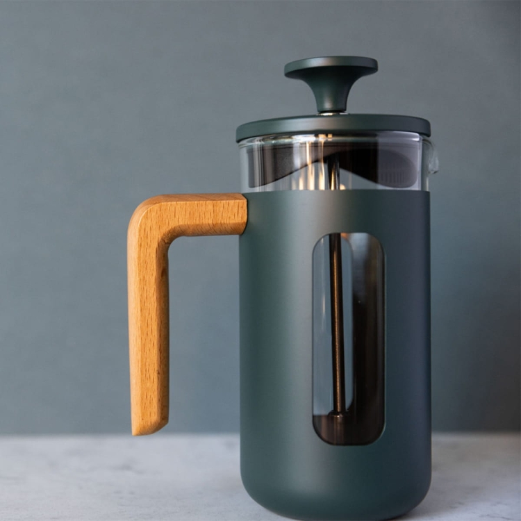 Kawiarka tłokowa 350 ml z uchwytem z drewna bukowego