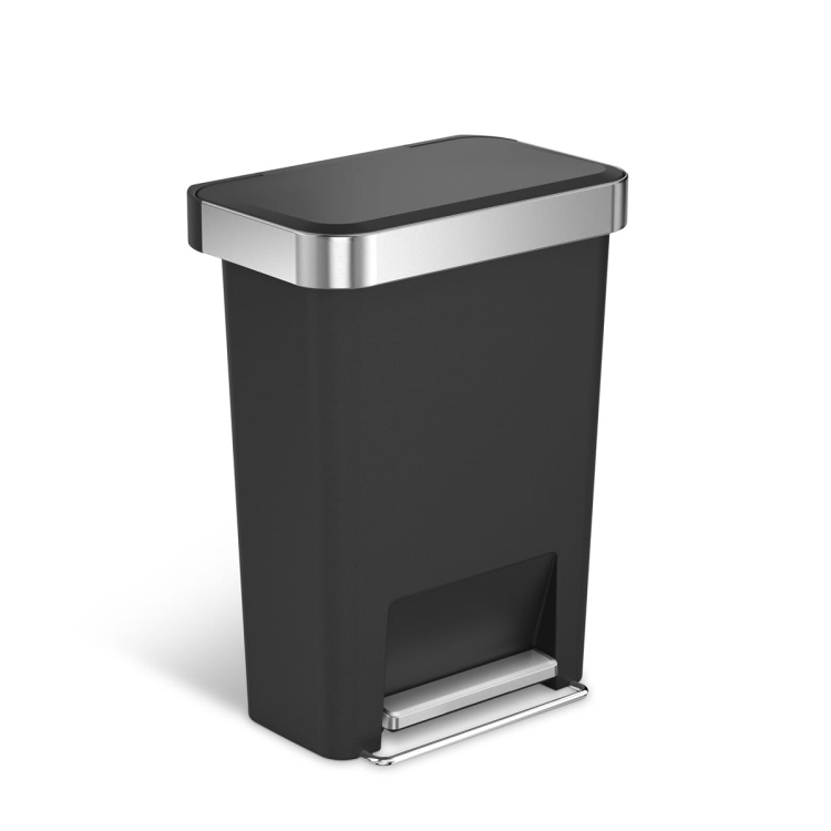 Kosz na śmieci 45L z pedałem LINER POCKET - czarny / simplehuman CW1385