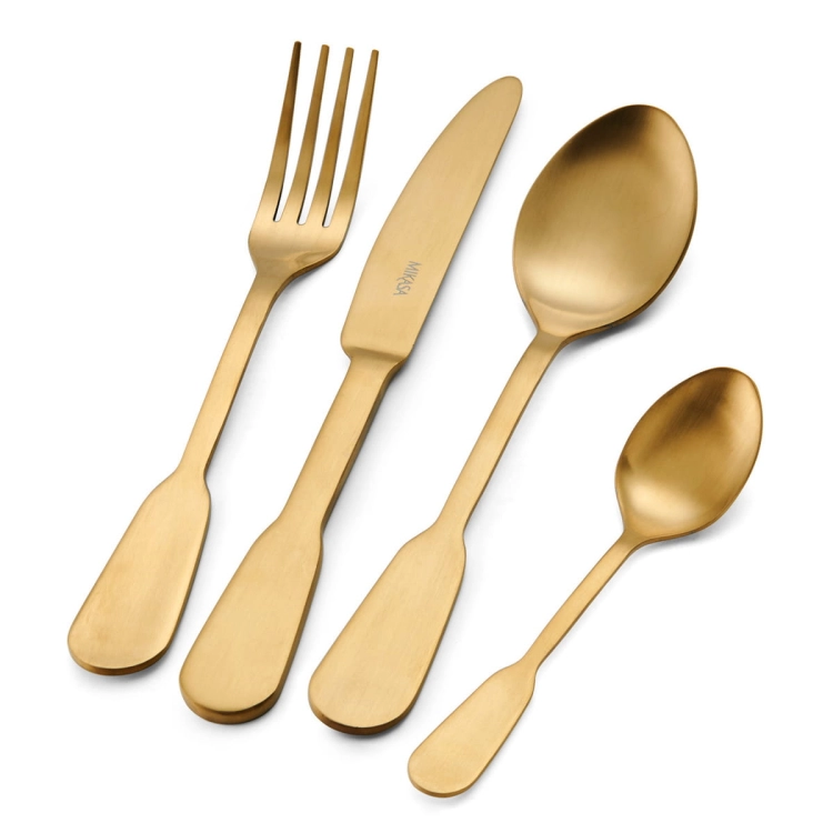 Złote sztućce MIKASA GOLD