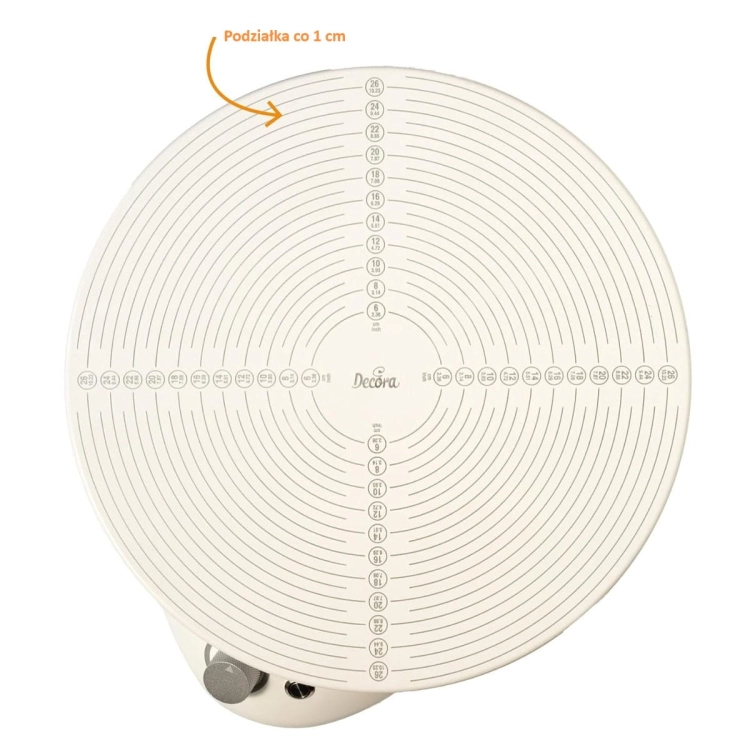 Decora elektryczna patera obrotowa 28 cm