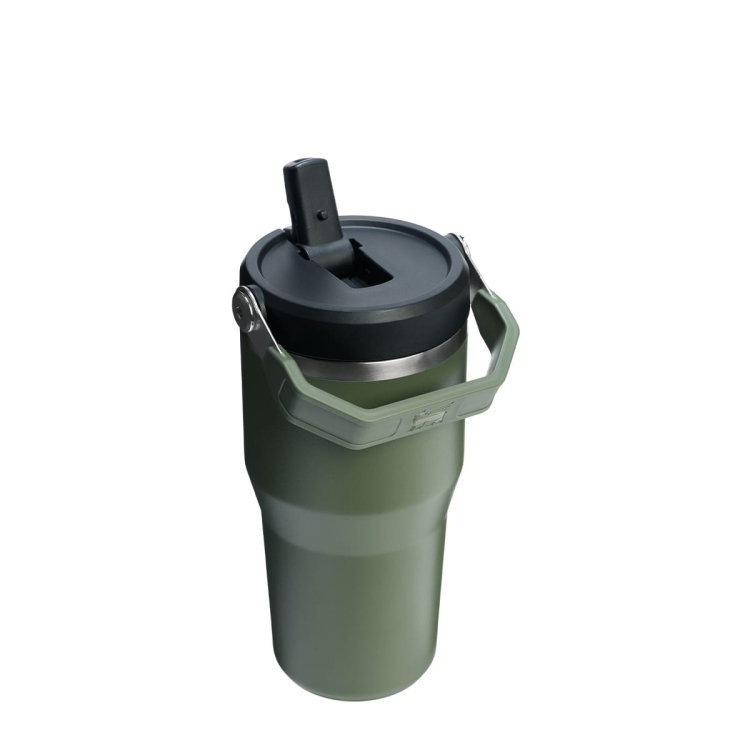Stanley kubek na wodę ze słomką IceFlow Flip Straw 0,6 L Dried Pine 10-12044-051