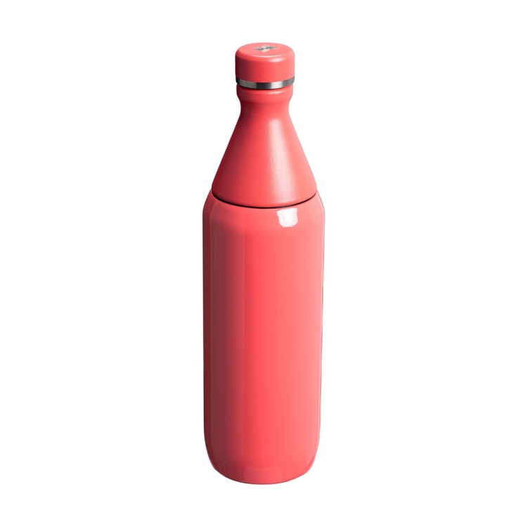 Stanley czerwona butelka na wodę All Day Slim 0.6 L Hot Coral Gloss