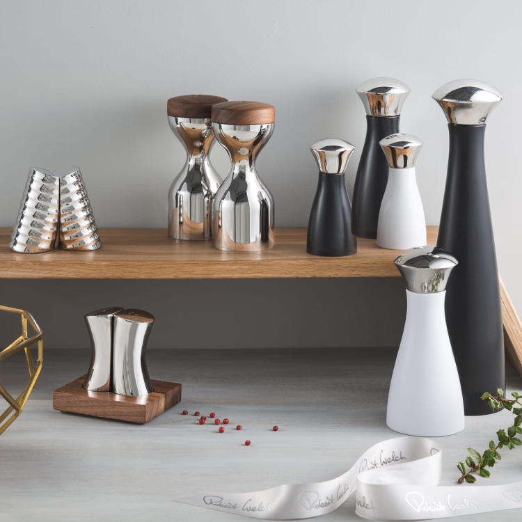 Młynek do soli SIGNATURE biały średni / Robert Welch SIGBR2324V