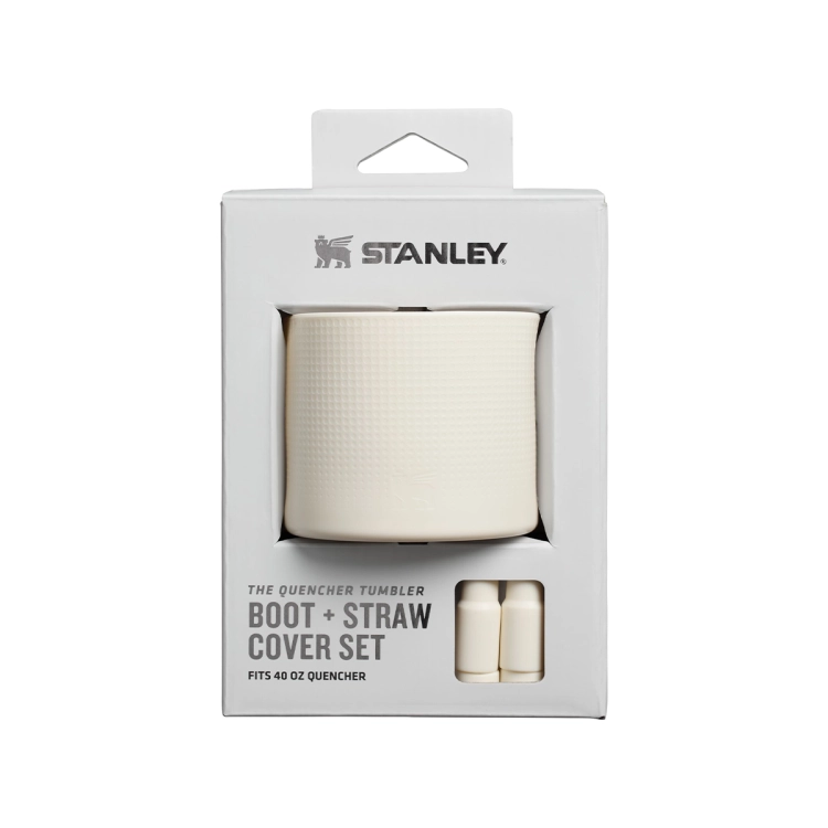 Silikonowe akcesoria do kubla Stanley Quencher 1,18L w kolorze Cream