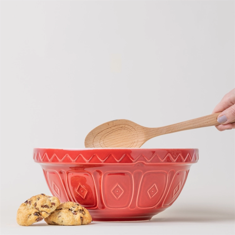 Misa ceramiczna Mason Cash Red 26 cm (2,7 L) – duża, stylowa misa do mieszania i wypieków. Klasyczny design, wysoka jakość ceramiki.