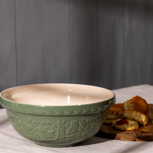 Miska ceramiczna do ciasta Mason Cash 2,7  l z wewnętrznym szkliwieniem, idealna na ciasto naleśnikowe, gofry, muffiny, biszkopt