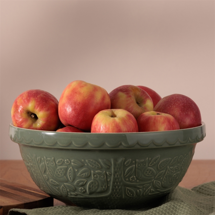 Misa ceramiczna 26 cm 2,7L IN THE FOREST GREEN OWL / Mason Cash, kamionka, 2002.150