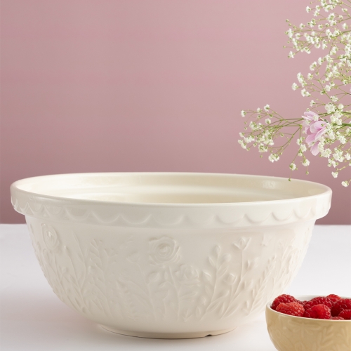 Wzór roślinny na ściance miski kuchennej Mason Cash