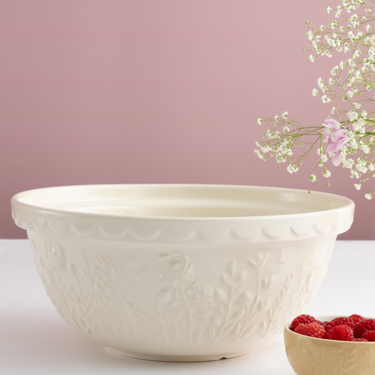 Wzór roślinny na ściance miski kuchennej Mason Cash