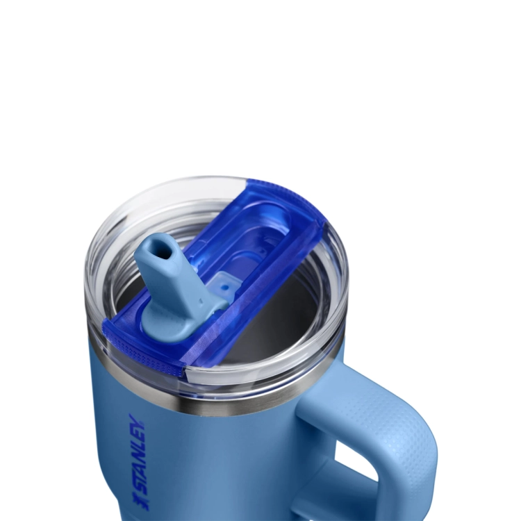 Stanley Quencher® ProTour Flip Straw 0.59L Blue Sky - składany ustnik, pokrywka ProTour Flip Straw, stal nierdzewna, szczelny