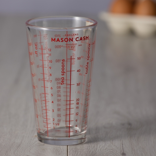 Szklana miarka Mason Cash Classic 300 ml – podziałka na ściankach