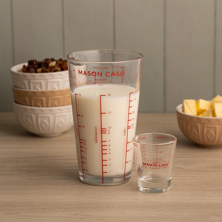Szklanka z miarką 300 ml Mason Cash Classic – czytelna skala