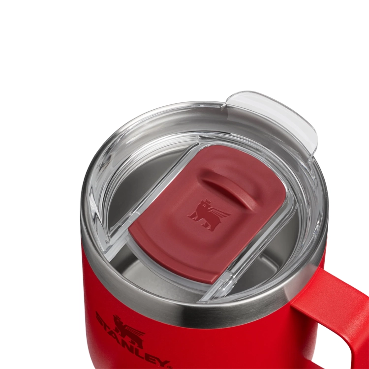 Stalowy kubek termiczny z uchwytem