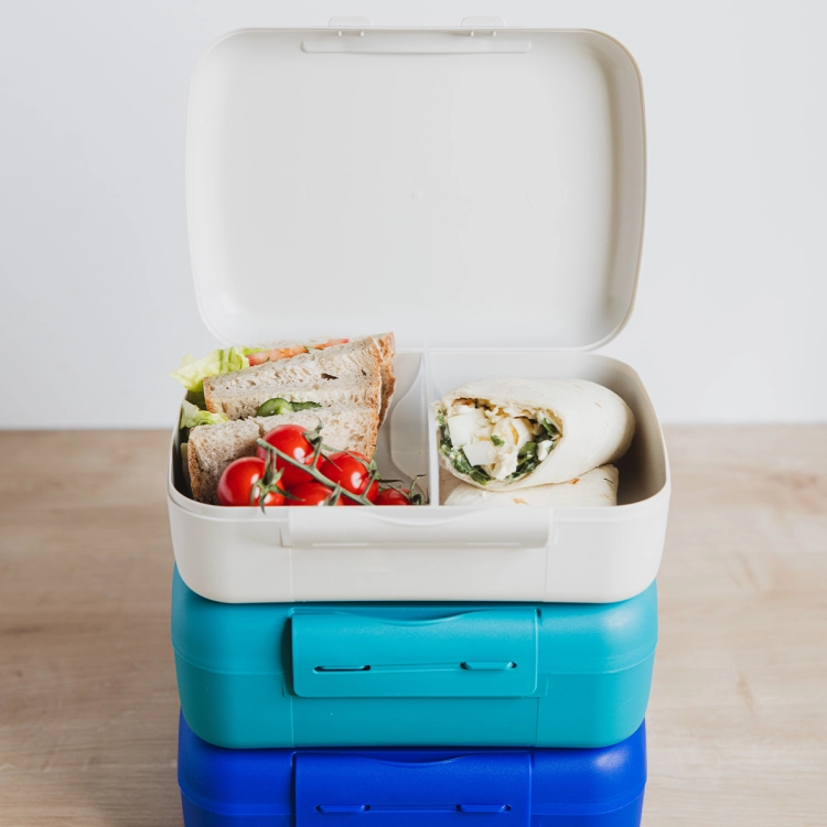 Pojemnik na kanapki i przekaski, lunchbox z przegródką 1,4L Reef Green / Amuse. Idealne rozwiązanie dla dzieci do szkoły i przedszkola, ale również dla dorosłych do pracy, na uczelnię czy w podróż.
