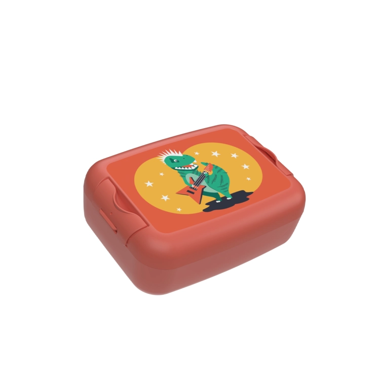 Lunchbox dla dziecka do szkoły, na kanapki lub przekąski 825ml Dino / Amuse