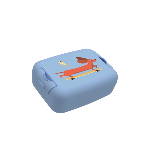 Lunchbox dla dziecka do szkoły, na kanapki lub przekąski 825ml Dog / Amuse