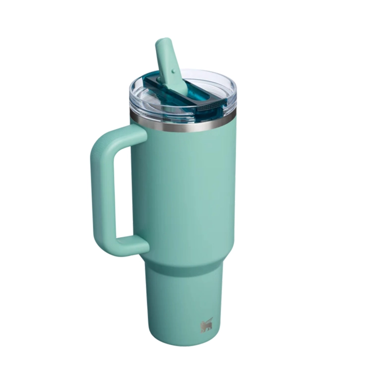 Stanley Quencher Spring Green - stal nierdzewna, podwójna próżnia