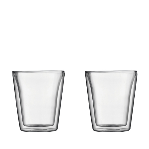 Bodum szklanki z podwójną ścianką 2 szt. Bodum Canteen 0.2 l Transparent