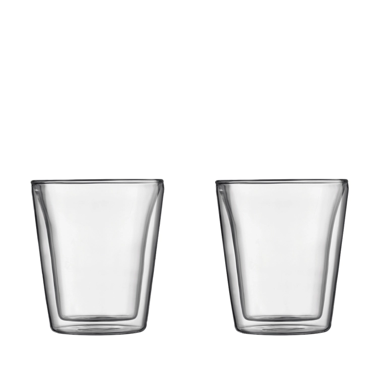 Bodum szklanki z podwójną ścianką 2 szt. Bodum Canteen 0.2 l Transparent