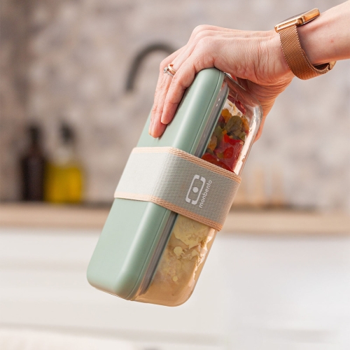 Monbento x Pyrex lunchbox szklany zielony