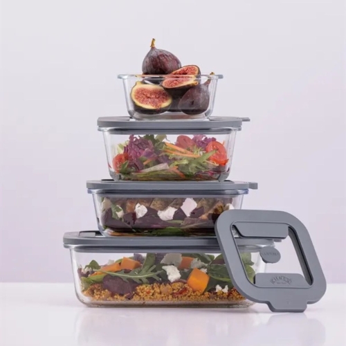 Pojemnik kwadratowy do przechowywania żywności FRESH STORAGE 0,31L / Kilner