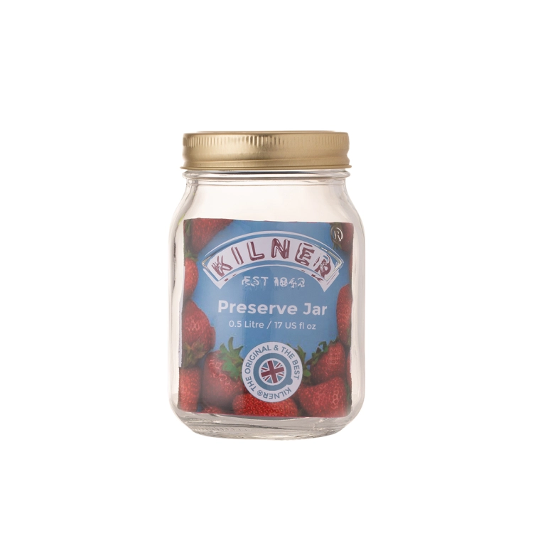 Słoiki na domowe przetwory. Idealne do warzyw i owoców. PRESERVE JAR 0,5L / Kilner 0025.400