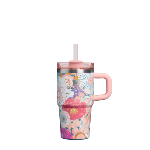 Stanley Quencher® H2.O FlowState™ 0.59L Sorbet Wildflower, kubek ze słomką