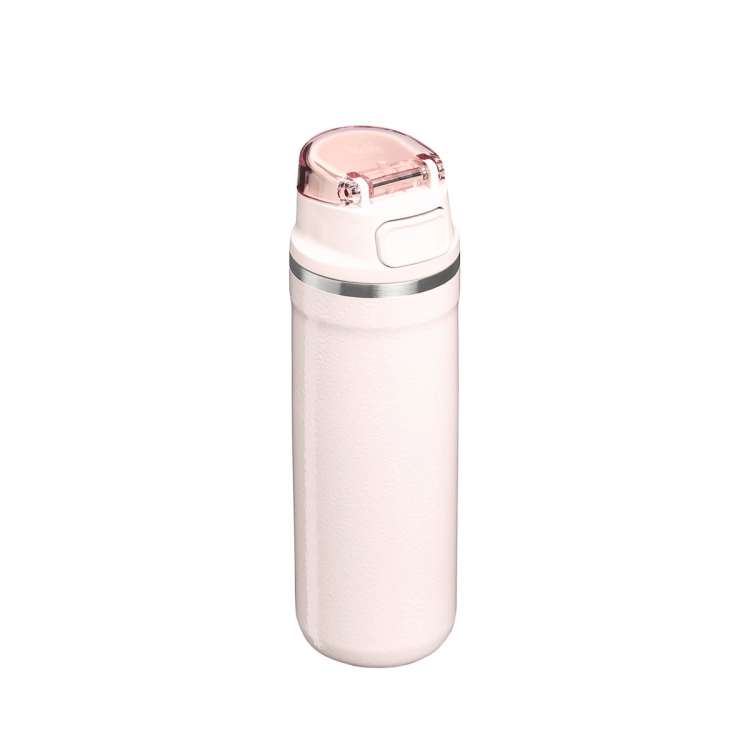 Stanley 1913 kubek termiczny District Pulse Mug 0.47L z przyciskiem i klapką w kolorze Hammertone Rose Quartz. Kod producenta 100000130472