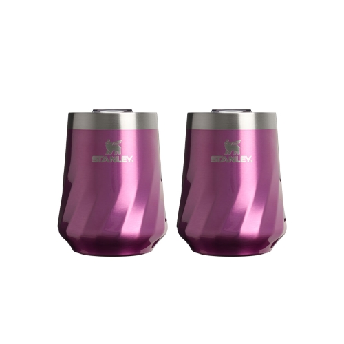Stanley kubek z pokrywką Reserve 0.32L Mulberry Shine - 2 sztuki