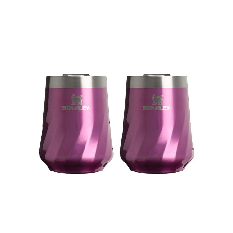 Stanley kubek z pokrywką Reserve 0.32L Mulberry Shine - 2 sztuki