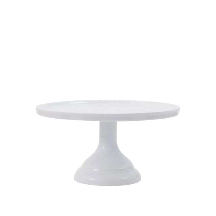 Patera na nóżce WHITE 23.5 cm średnicy / A Little Lovely Company