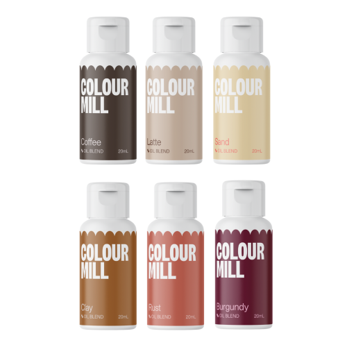 Colour Mill Barwniki spożywcze olejowe Oil Blend Outback 6x20 ml