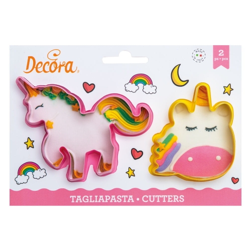 Wykrawacze do ciastek JEDNOROŻEC 2szt. / Decora kod produktu: 0255070