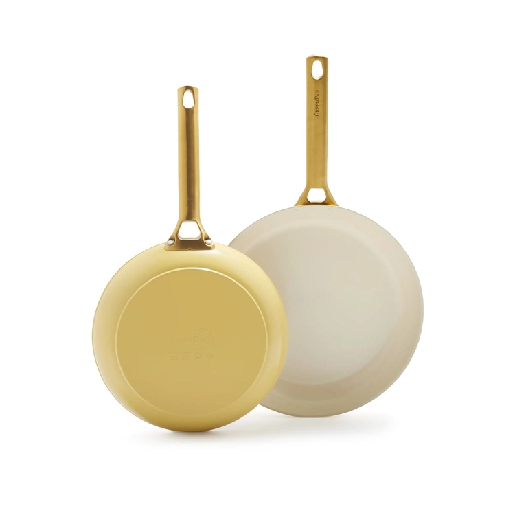 Patelnie ceramiczne PADOVA 20 i 28 cm Sunshine Yellow / GreenPan