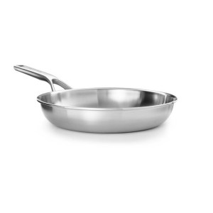 patelnia KitchenAid, akcesoria KitchenAid, patelnie KitchenAid, patelnia z pokrywką stal nierdzewna KitchenAid, patelnia stal nierdzewna, patelnia ze stali nierdzewnej, Multi-Ply Stainless Steel KitchenAid, patelnia 3-warstwowa, importer KitchenAid, wyłą