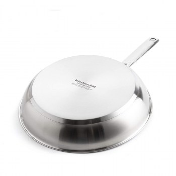 patelnia z powłoką ceramiczną KitchenAid, patelnia 24 cm, CC003568-001 KitchenAid, patelnia ze stali nierdzewnej, 