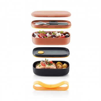 lunchbox, różowy lunchbox, pojemnik na lunch, kolorowy lunchbox, lunchbox BPA free, lunchbox Lekue, lunchbox do pracy, szczelny lunchbox, pojemnik na obiad do pracy, dwupoziomowy lunchbox, lunchbox TO GO, TO GO lekue, lunchbox dla niej